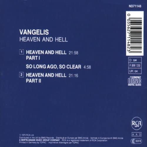 Himmel und Hölle – Vangelis [Audio-CD]