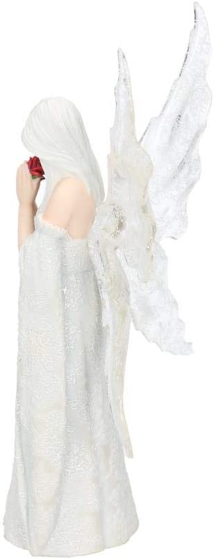 Nemesis Now B2798G6 Love Remains Anne Stokes Figurine 26cm White, Resin