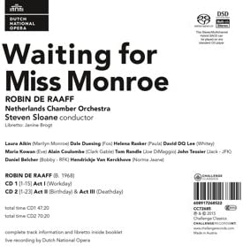 Robin de Raaff: Waiting for Miss Monroe [Audio CD]