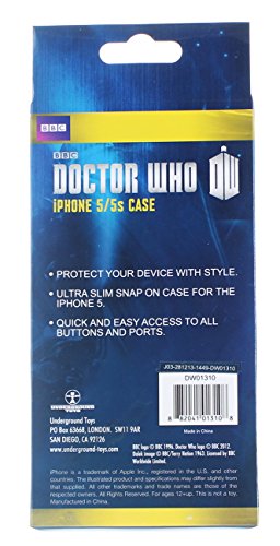 Doctor Who iPhone 5 Hard Snap Case I Am The 10th Doctor