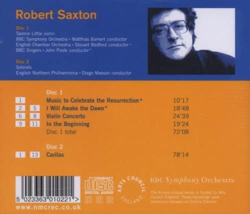 Robert Saxton - Robert Saxton - I Will Awake the Dawn &amp; andere Werke [Audio CD]