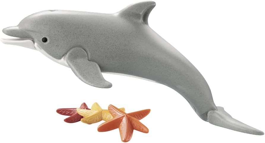 Playmobil 71051 Wiltopia Dolphine, Tierspielzeug, für Kinder 4-10, nachhaltiges Spielzeug