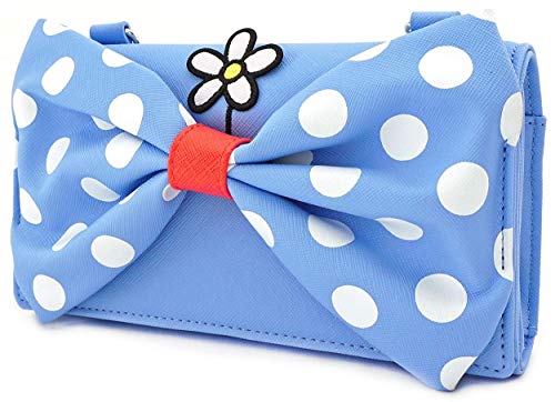 Mickey Mouse Loungefly - Minnie Polka Dot Damen Handtasche Blau-Weiß-Rot, Kunstleder