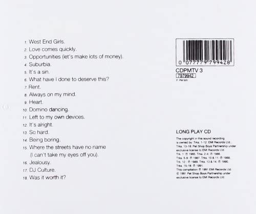 Diskographie – Komplette Singles-Sammlung – Pet Shop Boys [Audio-CD]