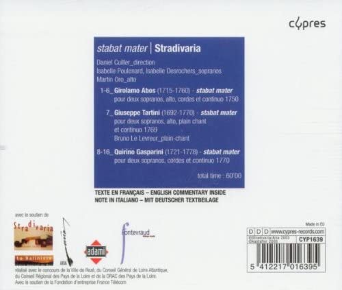 Stabat Mater (Ensemble Stradivaria) [Audio-CD]