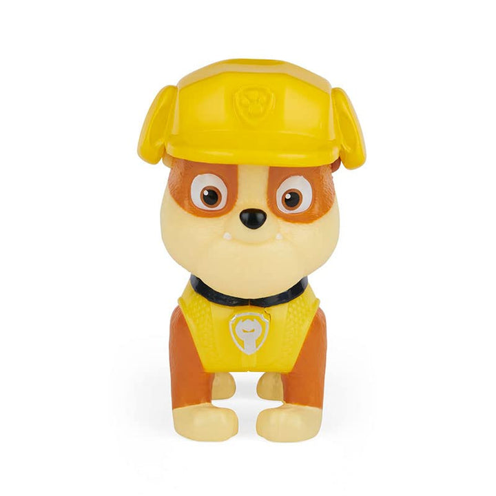 PAW Patrol, Rubble-Actionfigur zum Sammeln aus dem Film mit Clip-on-Rucksack und 2 P