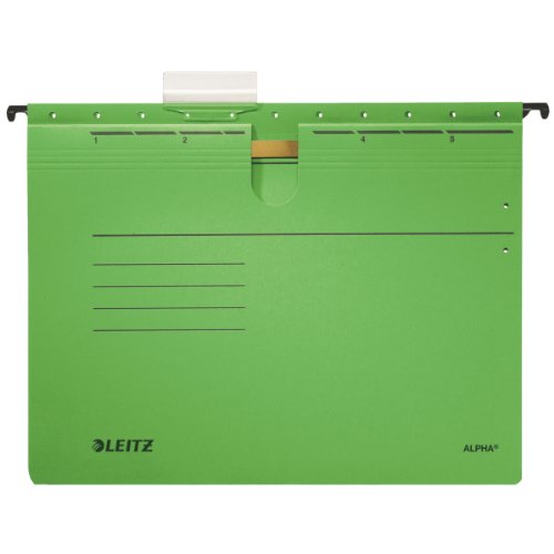Leitz Alpha-Hängemappe, farbiger Karton, grün, CFM
