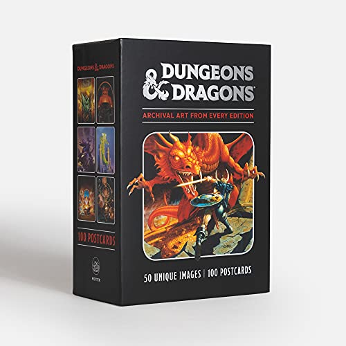 Dungeons &amp; Dragons 100 Postkarten: Archivkunst aus jeder Ausgabe: 100 Postkarten