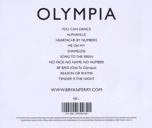 Bryan Ferry – Olympia [Audio-CD]