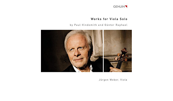 Hindemith/ Raphael: Works For Viola Soho [Jürgen Weber] [Genuin: GEN13265] [Audio CD]