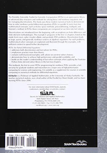 PETSc für partielle Differentialgleichungen: Numerische Lösungen in C und Python (S [Taschenbuch]