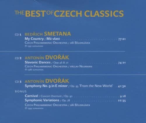 Beste tschechische Klassiker Dvorak Smetana [Audio-CD]