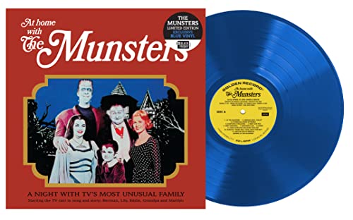 The Munsters – At Home With The Munsters (Limitiertes blaues Farb-Vinyl) [Vinyl]