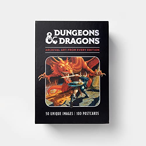 Dungeons &amp; Dragons 100 Postkarten: Archivkunst aus jeder Ausgabe: 100 Postkarten