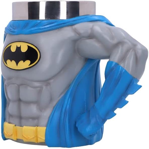 Nemesis Now Officially Licensed Batman Hero Tankard, Grey, 16.3cm