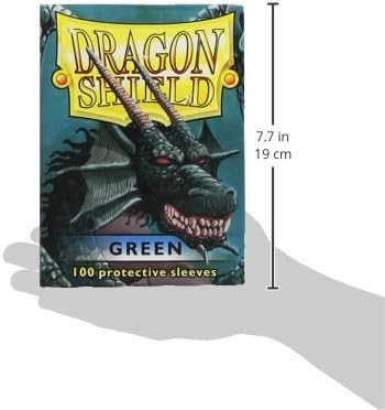 Dragon Shield – Box mit 100 Sammelkartenhüllen höchster Qualität – Grün