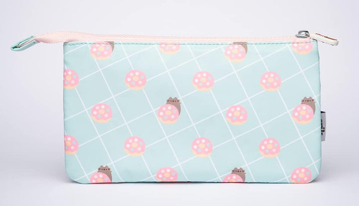 Grupo Erik - Pusheen Foodie Collection Triple Pocket Pencil Case, Blue