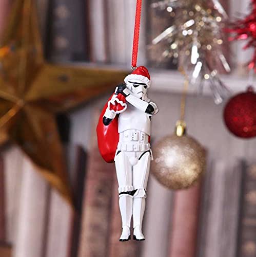 Nemesis Now Stormtrooper Weihnachtssack-Hängeornament, 13 cm, Weiß