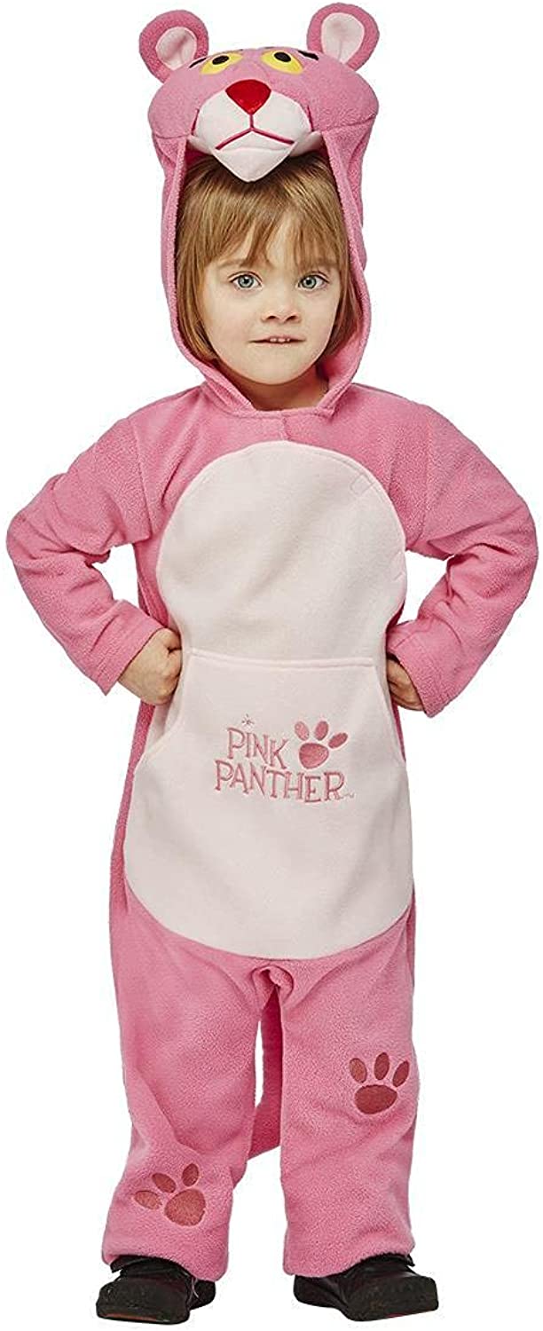 Offiziell lizenziertes Pink-Panther-Kostüm von Smiffys, Alter 7–9