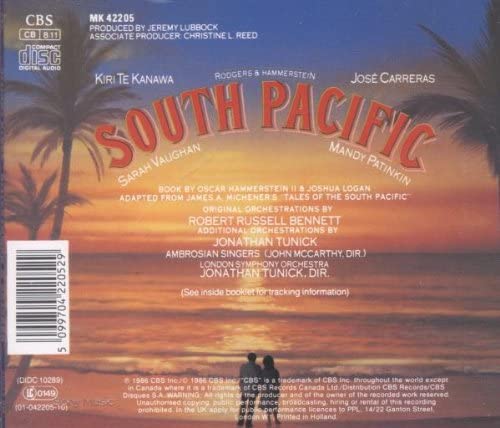 South Pacific (1986 Studio Cast) [Audio CD]