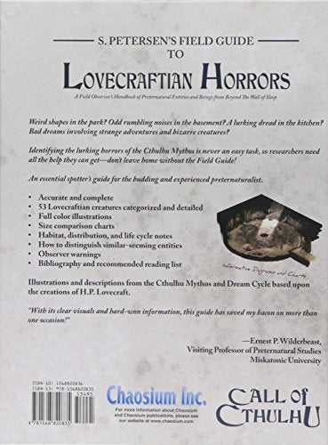 S. Petersens Field Guide to Lovecraftian Horrors: A Field Observer's Handbook o