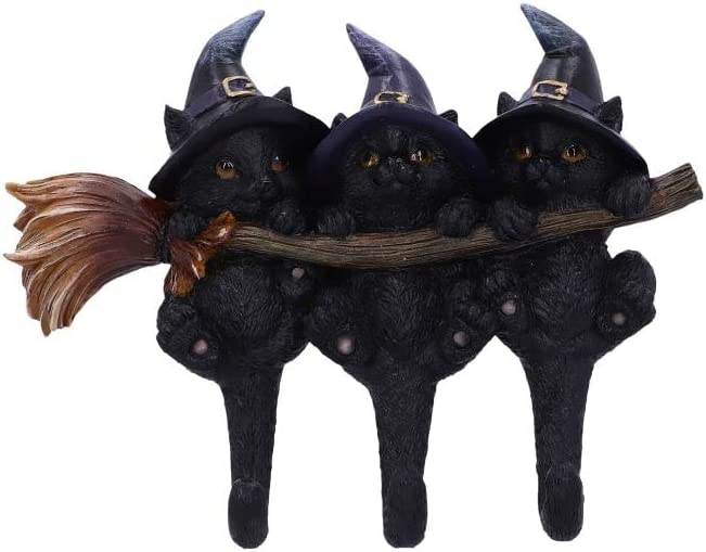 Nemesis Now Witches Helpers Schlüsselanhänger, 20 cm, Schwarz