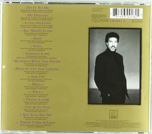 Lionel Richie - Back To Front