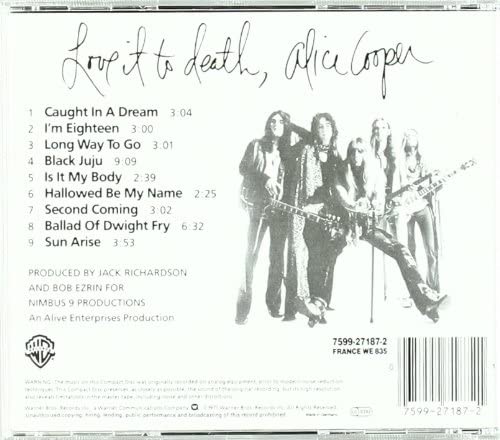 Love It to Death - Alice Cooper  [Audio CD]