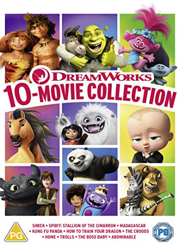 Dreamworks 10-Filmsammlung [2020] – Komödie/Fantasy [DVD]