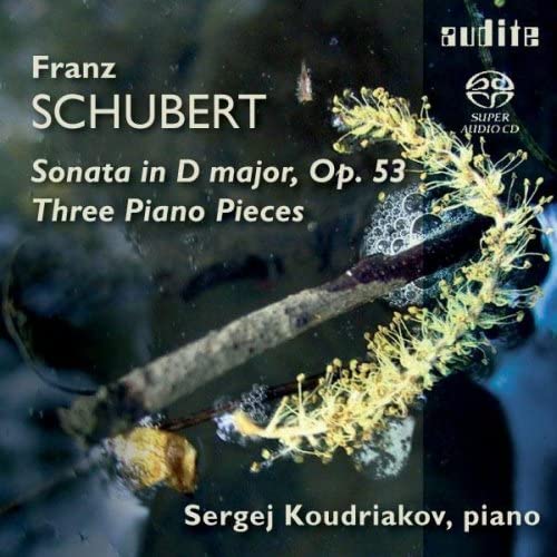 SERGEI KOUDRIAKOV – Schubert – Klaviersonate D-Dur, op.53; Drei Klavierstücke [Audio-CD]