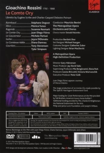 Rossini: Le Comte Ory [Metropolitan Opera, 2011] [2012] – [DVD]