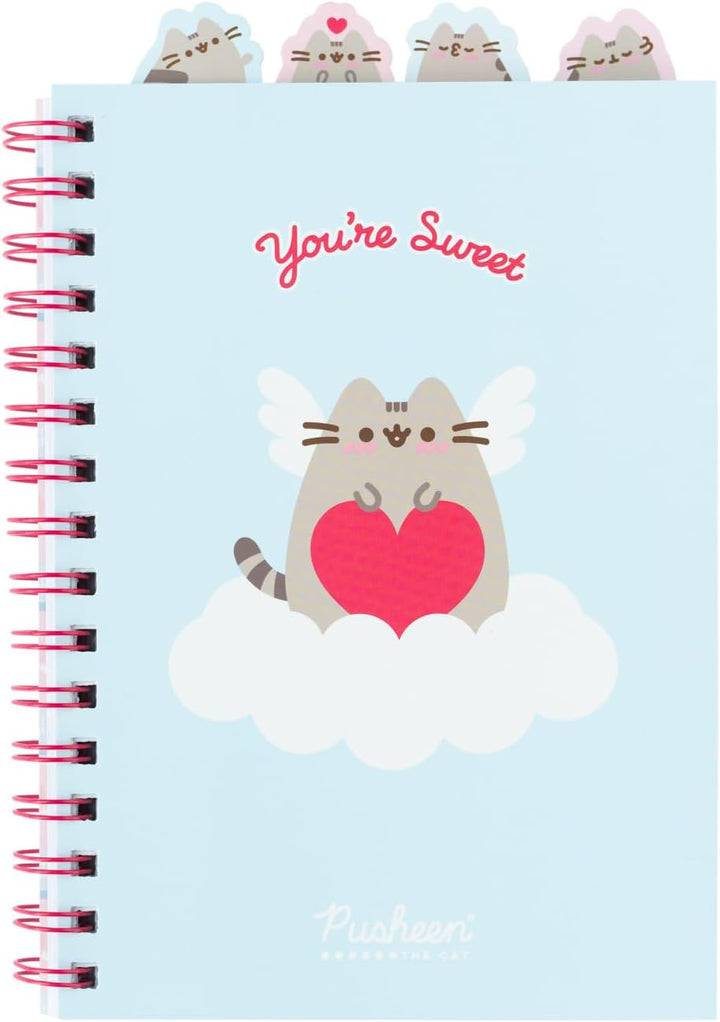 Grupo Erik Pusheen A5 Project Notebook with 4 Dividers | Notebooks A5 | Project Planner