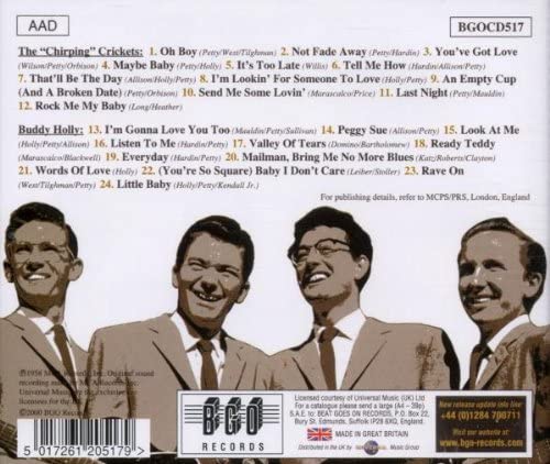 Buddy Holly the Crickets Buddy Holly – The Chirping Crickets/Buddy Holly [Audio-CD]