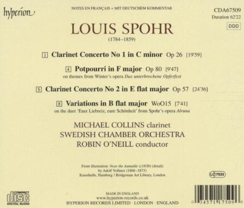 Michael Collins - Spohr: Klarinettenkonzerte Nr. 1 und 2 [Audio-CD]