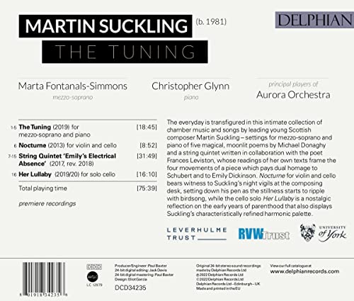 Martin Suckling: The Tuning [Audio CD]