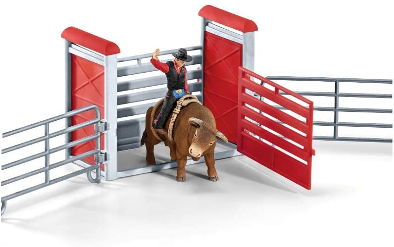 Schleich 41419 Bull Riding with Cowboy