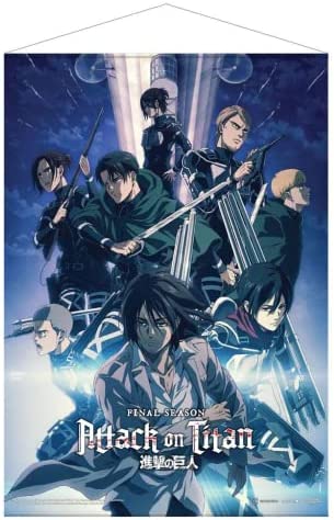 BANDAI MODEL KIT ATTACK ON TITAN : THE FINAL SEASON - Visual 2 - Wallscroll 50X7