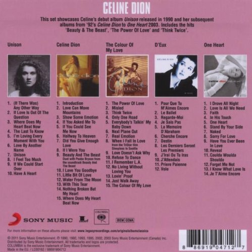 Original Album Classics - Céline Dion  [Audio CD]