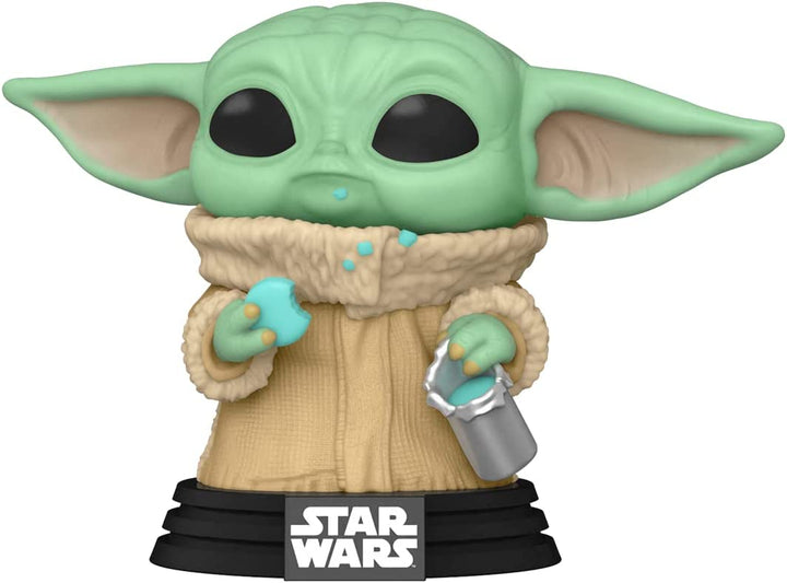 Funko POP &amp; TEE: Mando – Grogu mit Cookie – Medium