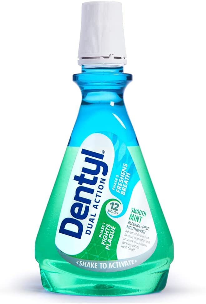 Dentyl Dual Action Smooth Mint CPC Mouthwash, 500ml