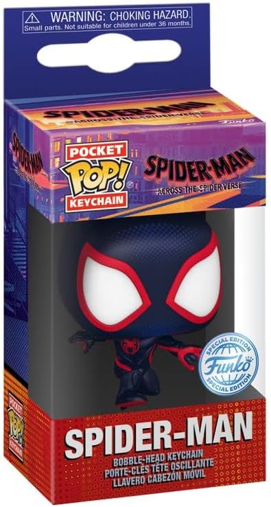 Spider-Man: Across the Spiderverse – Spider-man Funko 71573 Pop! Schlüsselanhänger