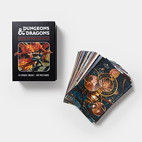 Dungeons &amp; Dragons 100 Postkarten: Archivkunst aus jeder Ausgabe: 100 Postkarten