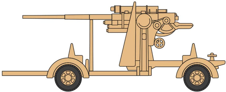 Airfix A02303V 88-mm-Flakkanone und Traktor