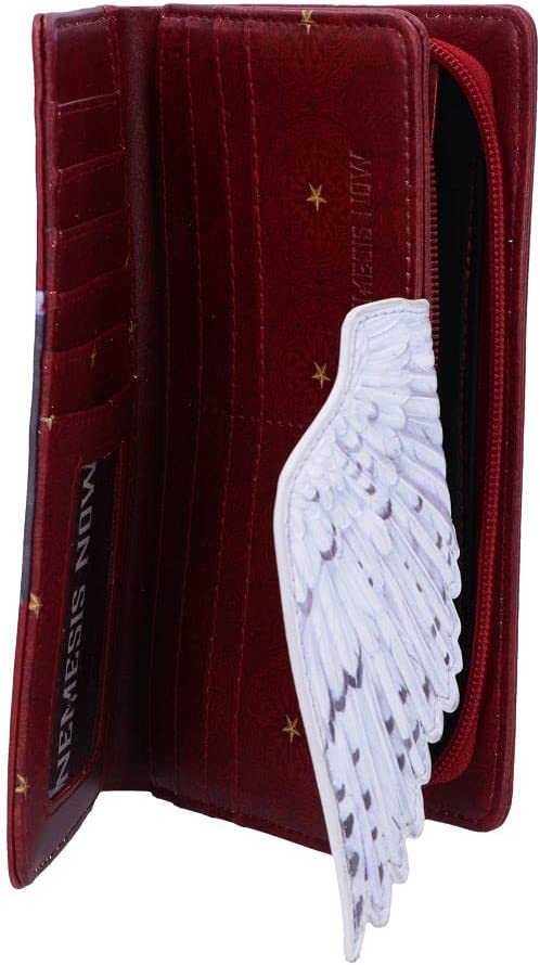 Nemesis Now Magical Flight Embossed Purse 18.5cm, Polyurethane, Red