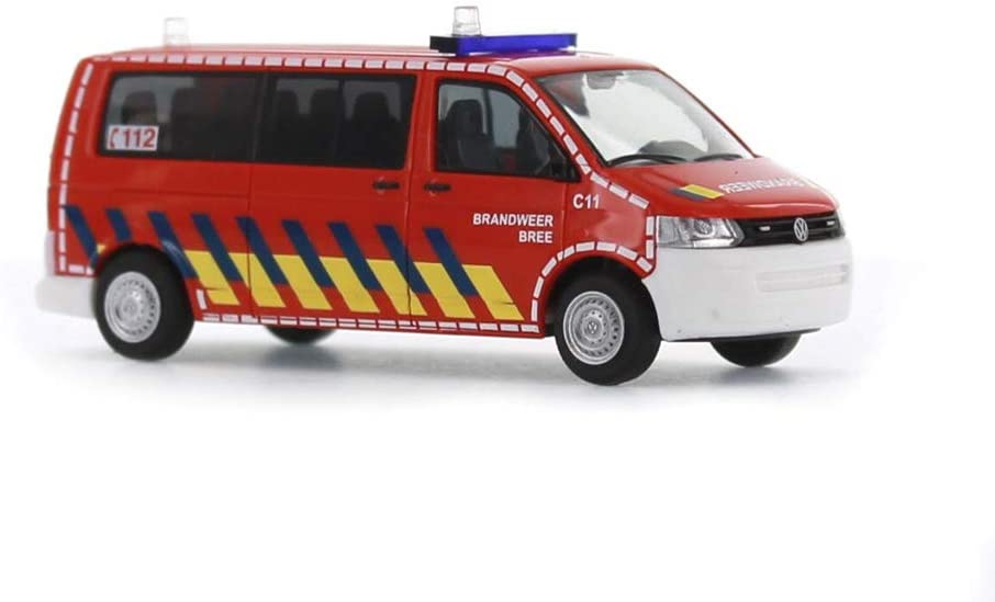 Reitze 52625 Rietze Volkswagen T5 Gp Bus Lr Fd Brandweer Bree (Nl) Maßstab 1:87 H0, mehrfarbig