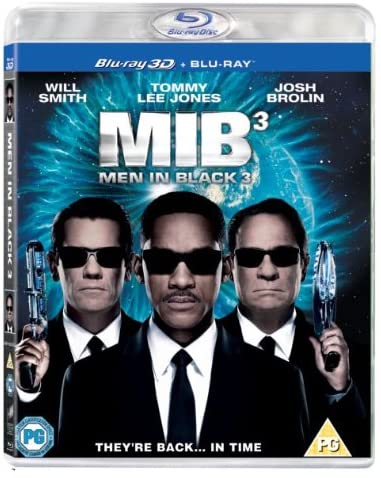 Men in Black 3 (UV-Kopie) [2012] [Region Free] – Science-Fiction/Action [Blu-Ray]