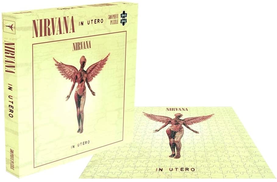 Nirvana-Puzzle „In Utero“, offizielles Albumcover, 500 Teile, Einheitsgröße