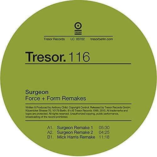 Surgeon – Force and Form Remakes [12" VINYL]