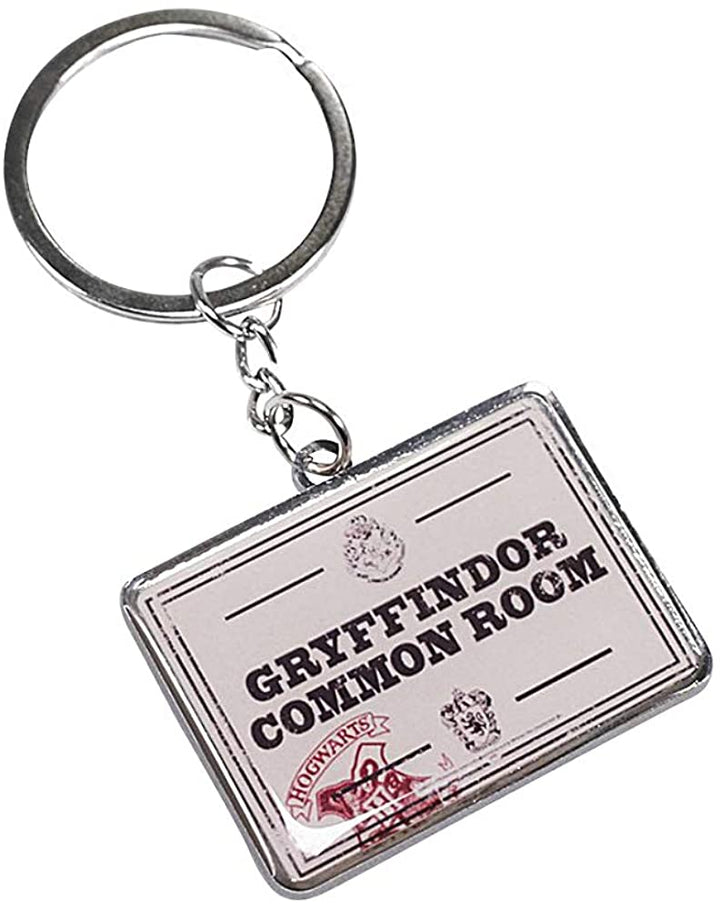 Genuine Harry Potter Gryffindor Common Room Metal Keyring Key Fob