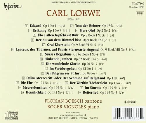 Loewe: Lieder &amp; Balladen [Audio CD]